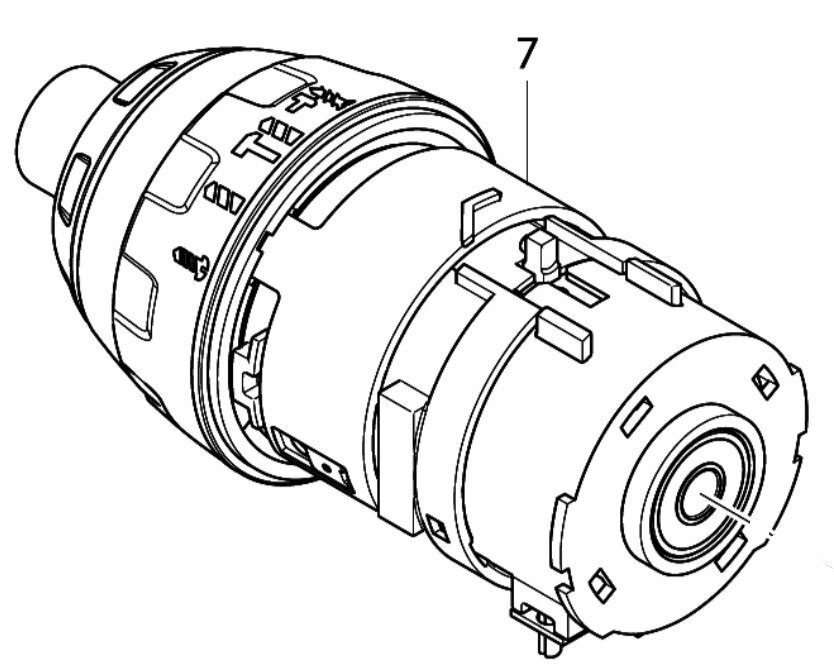マキタ makita 14.4V 充電式４モード インパクトドライバ TP131DZ 用 インパクトアッセンブリＮ 126340-9 部品 パーツ 修理 建築 建設 大工