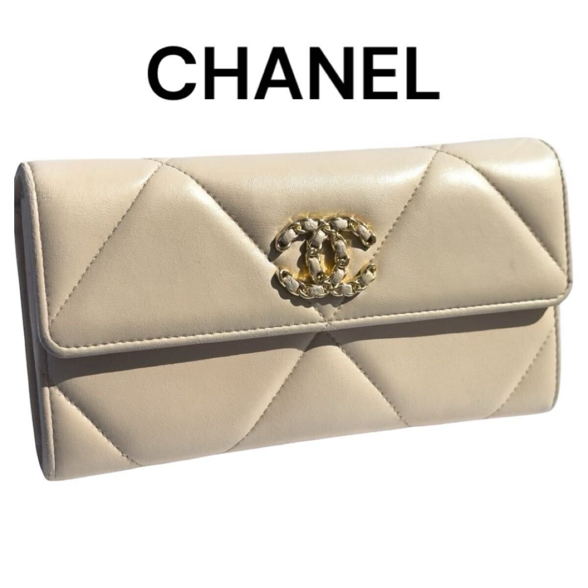 シャネル 長財布 CHANEL 19 ディズヌフ ロングフラップ シャネル 長財布 CHANEL 19 ディズヌフ ロングフラップ