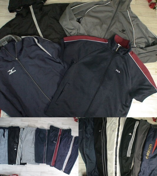 15-2802★Mサイズ・メンズ・スポーツ系★古着アイテム★40着セット★まとめ売り★古着★卸★ベール★仕入★大量★問屋★業販★洋服 