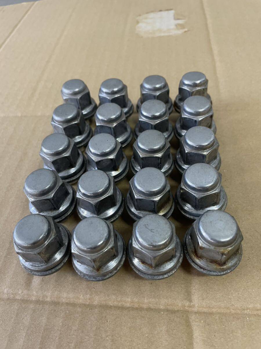 トヨタ純正 アルミホイール用 ナット20個 M12 1.5P 37mm トヨタ 21mm 21HEX 