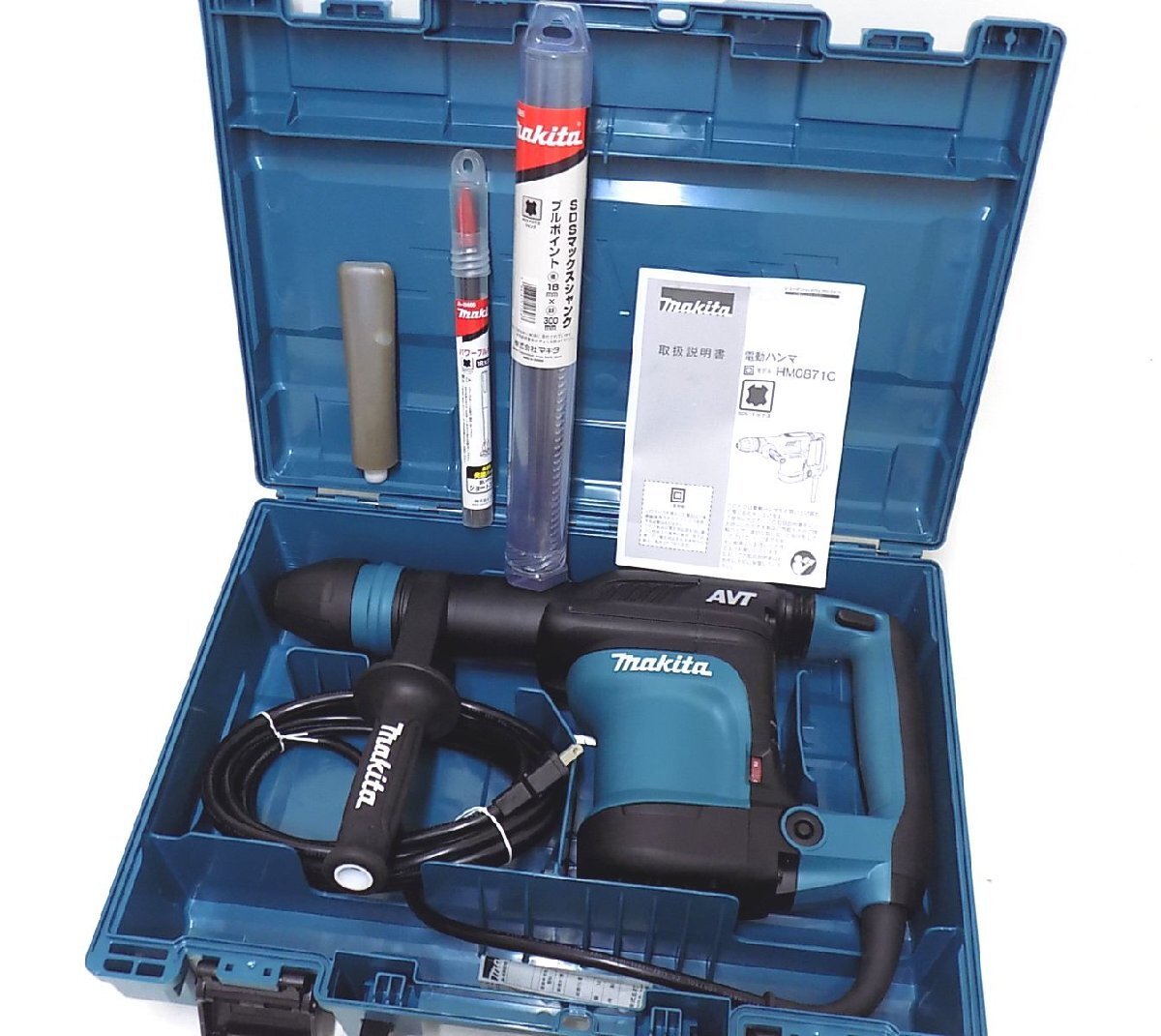 1K542 極美品！ makita マキタ 電動 ハンマ HM0871C 動作確認済み 　SDSマックスシャンク【ニューポーン】
