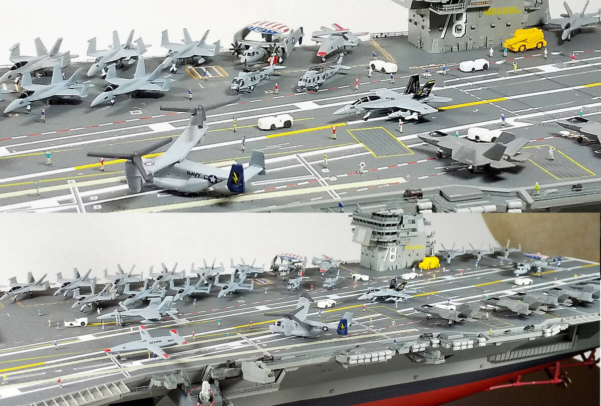 Yahoo!オークション - 完成品・1/700・アメリカ海軍・最新鋭空母