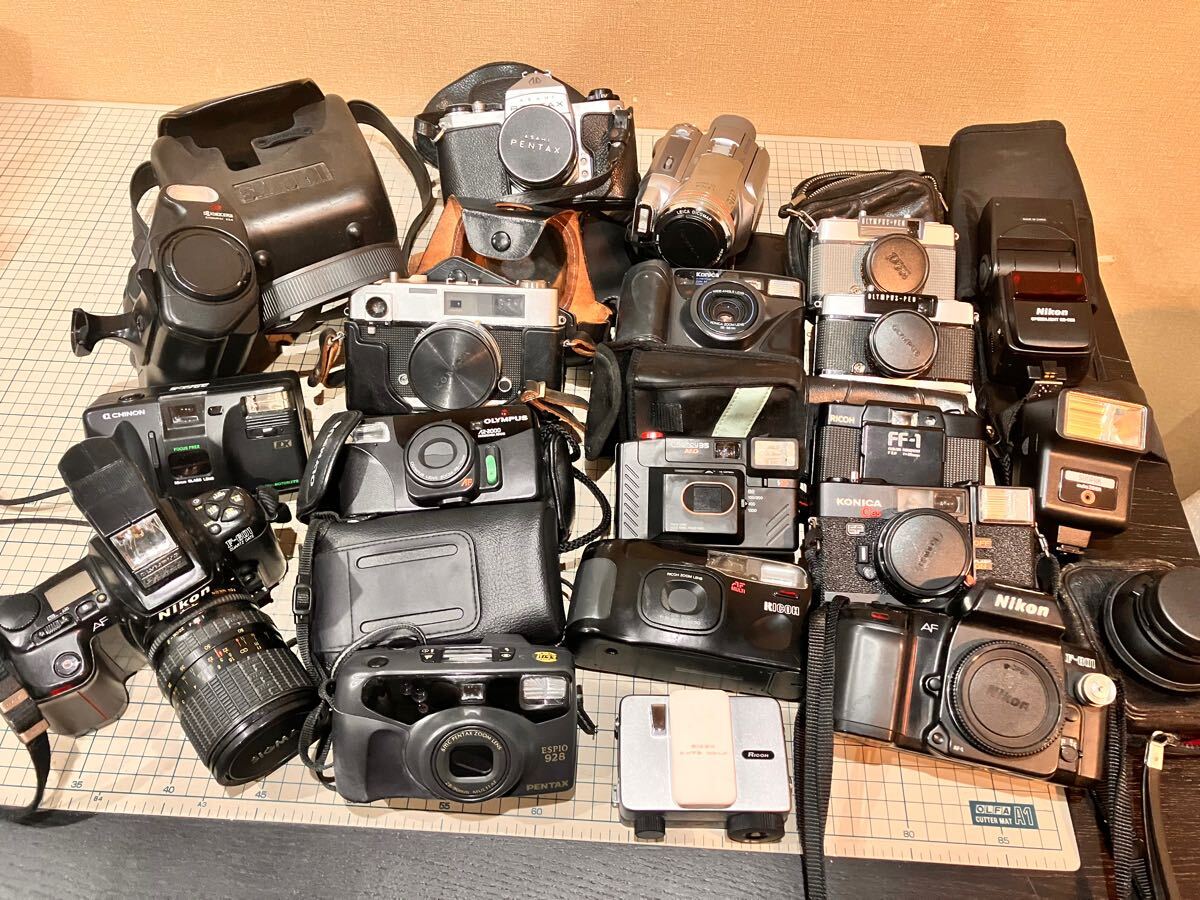 フィルムカメラ まとめ売り 動作未確認 OLYMPUS Nikon PENTAX 中古品 フィルムカメラ まとめ売り 動作未確認 OLYMPUS Nikon PENTAX 中古品