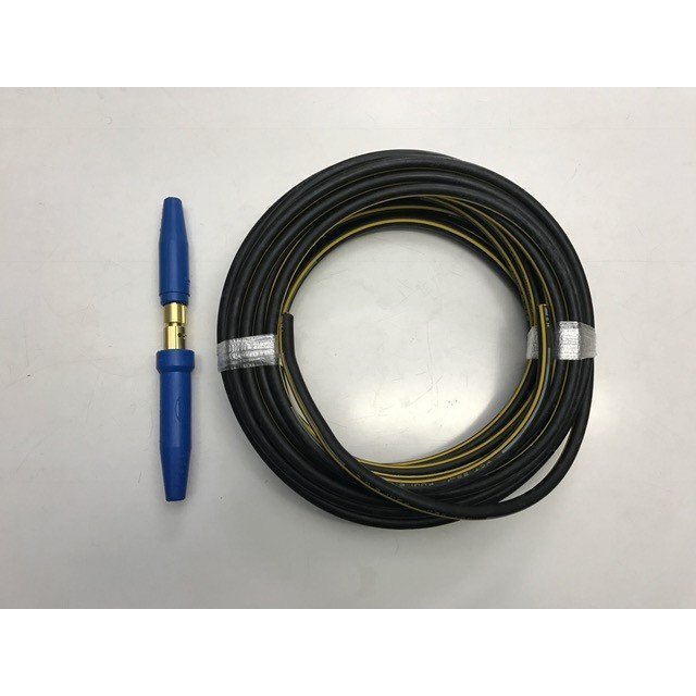 送料安い　見分けが便利　新品　富士電線　溶接用　WCT22SQ　イエローライン　20m + 付属品付（中間線用 ジョイント付）　領収書可能