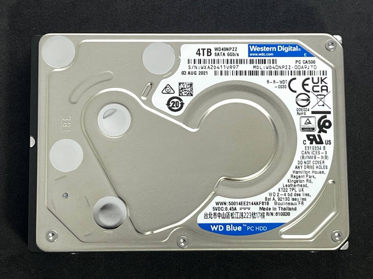 完璧わいふによる 5705時間 4TB 中古HDD AVコマンド対応 外付けハードディスク - 外付けハードディスク・ドライブ
