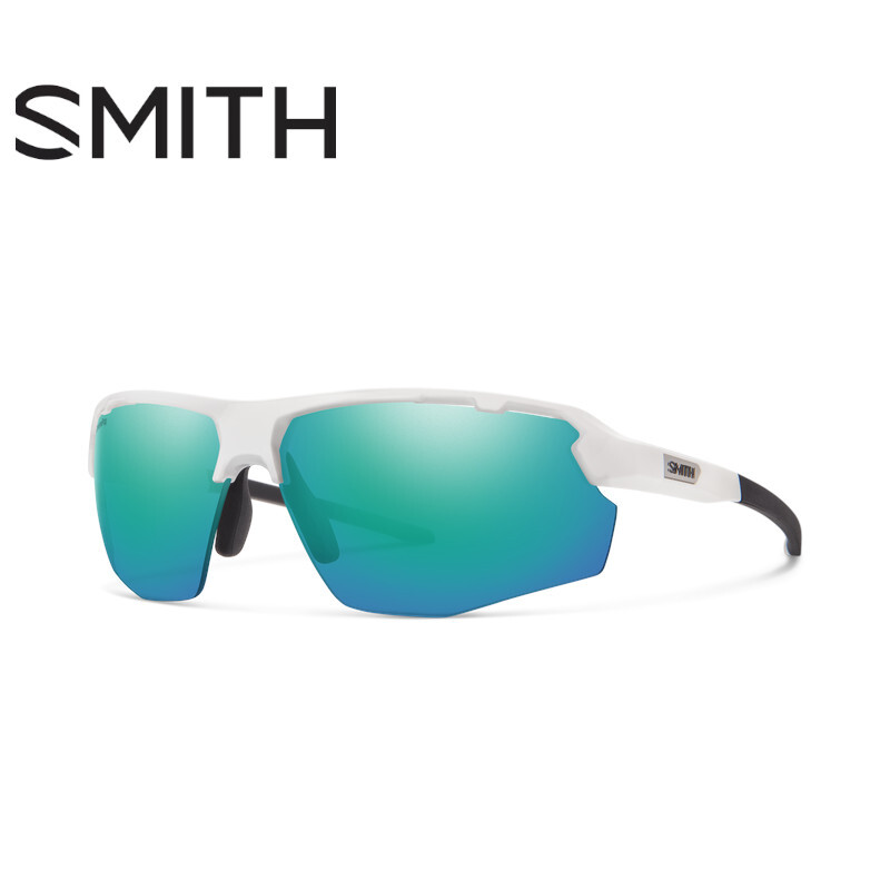 【L-48】 SMITH スミス Resolve リゾルブ White + ChromaPop Opal Mirror Lens スミス サングラス