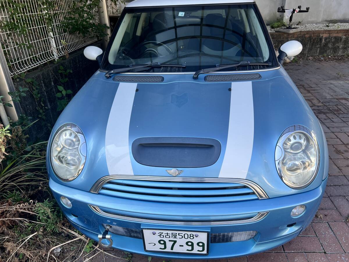 BMW MINI RE16(2003年式) 走行距離14万km エレキテックブルー/ホワイト2トーン