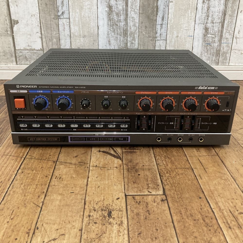美品 カラオケアンプ パイオニア SA V20 Ⅱ 2 プリメイン ミキシング 美品 カラオケアンプ パイオニア SA V20 Ⅱ 2 プリメイン