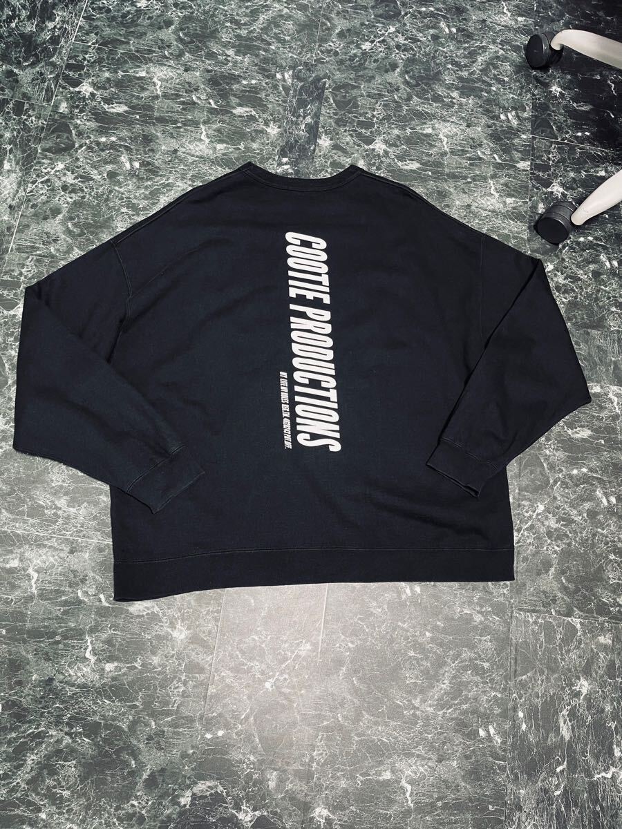 COOTIE PRODUCTIONS вырез лодочкой Logo тренировочный L BLK
