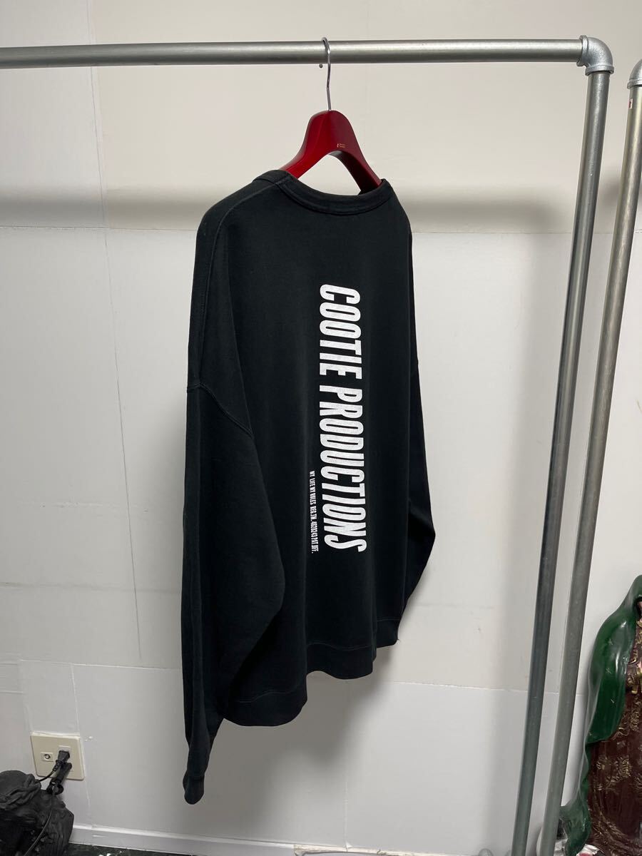 COOTIE PRODUCTIONS вырез лодочкой Logo тренировочный L BLK