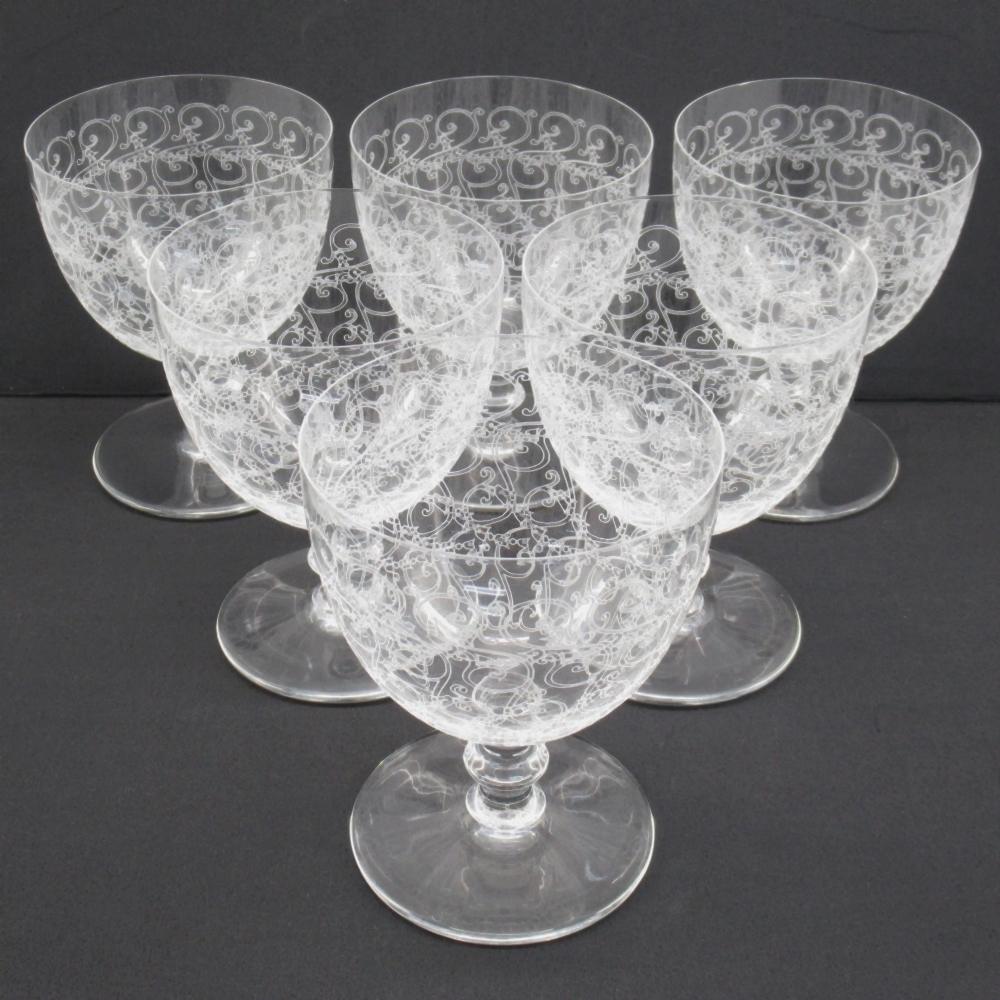 1円〜 Baccarat バカラ ローハン ワイングラス 6客 グラス 食器 テーブルウェア 6-3126365【O商品】