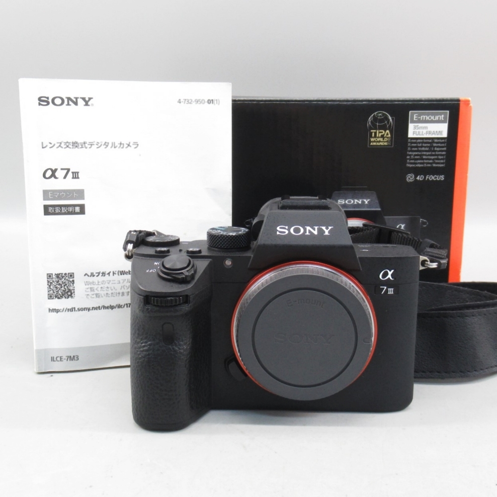 1円〜 SONY ソニー α7III ボディ ILCE-7M3 ミラーレス一眼 ※動作