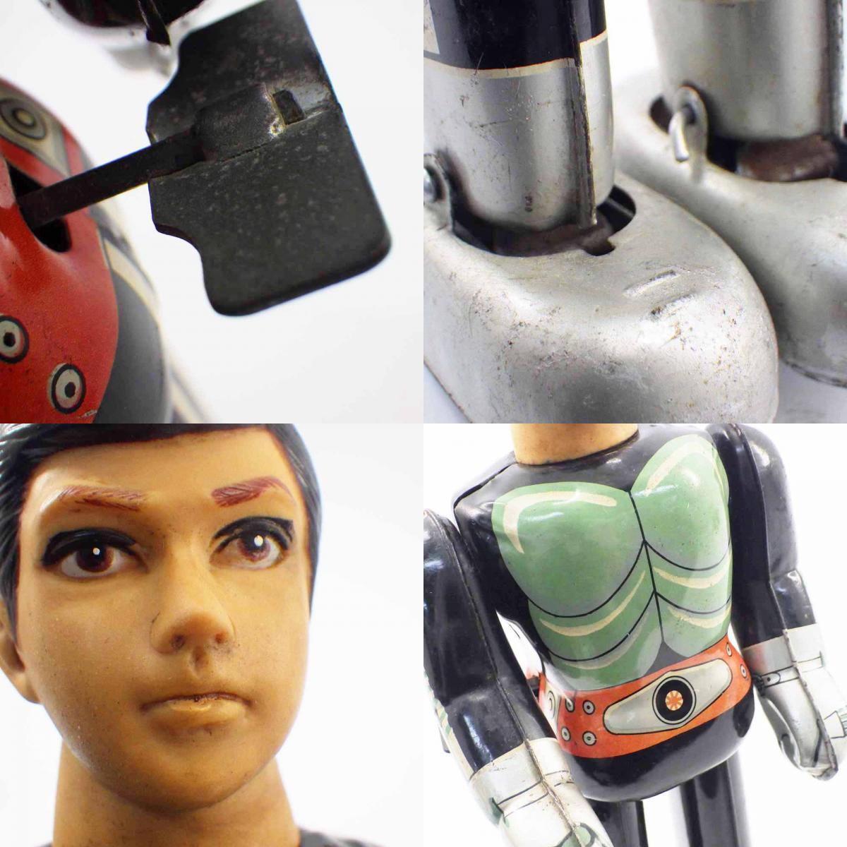 Yahoo!オークション - 1円〜 エンゼル 仮面ライダー新1号 ブリキ