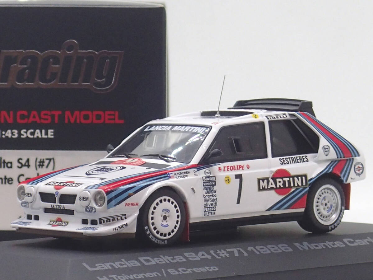 HPI racing 1/43 Lancia Delta ランチア デルタ S4 (#7) 1986 Monte Carlo モンテカルロ Winner 優勝 966