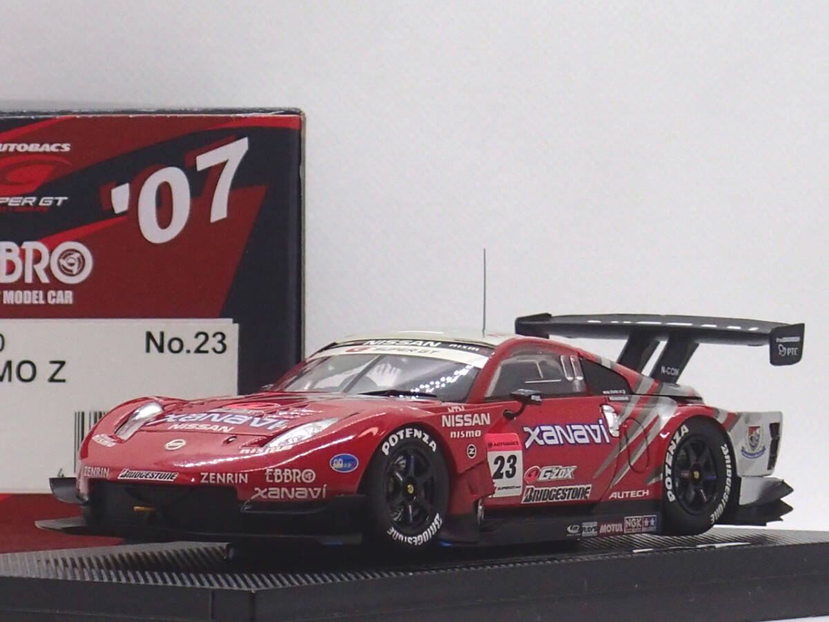 レーシングカー EBBRO 1/43 SUPER GT 500 XANAVI NISMO Z SILVER/RED 913
