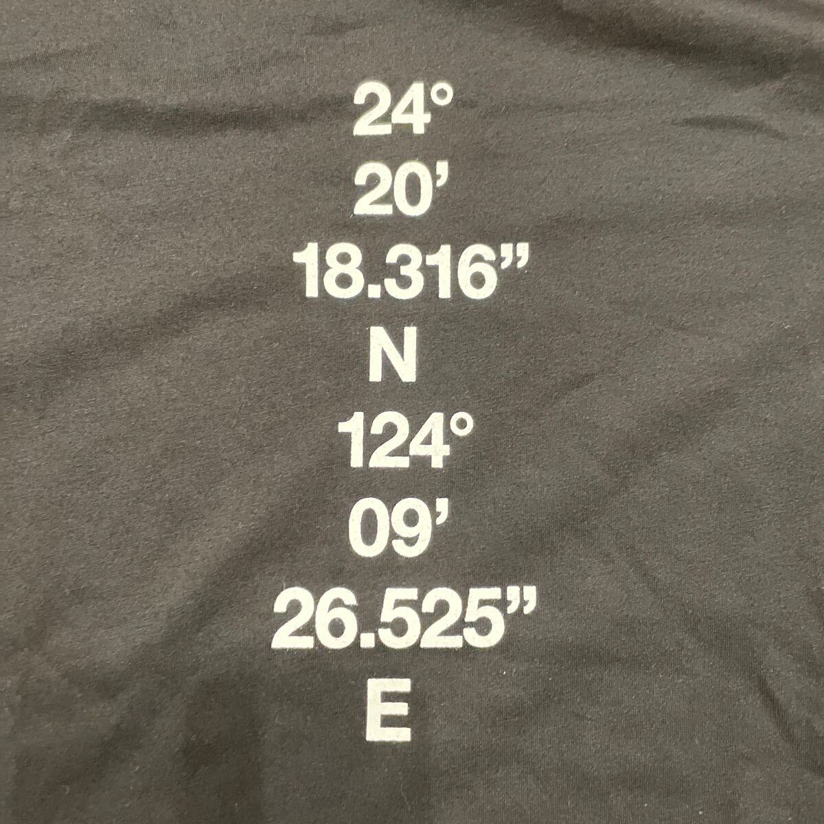 THE NORTH FACE 石垣島 Tシャツ XL ノースフェイス 緯度経度 黒