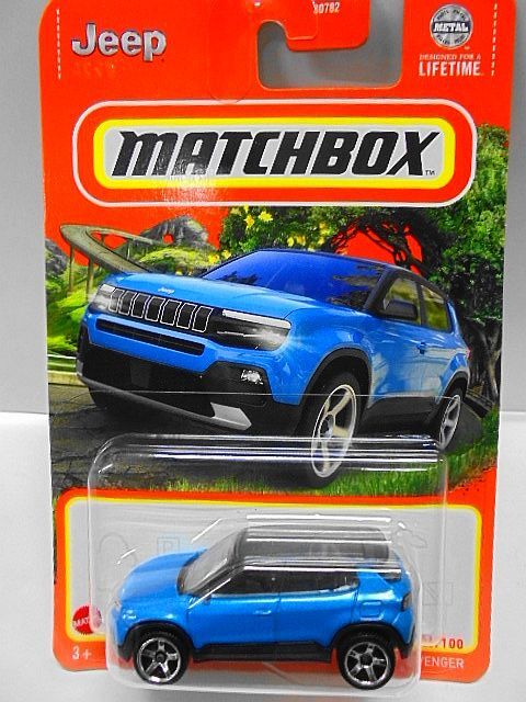 MATCHBOX 2023 ジープ アベンジャー ミニカー マッチボックス ブルー系