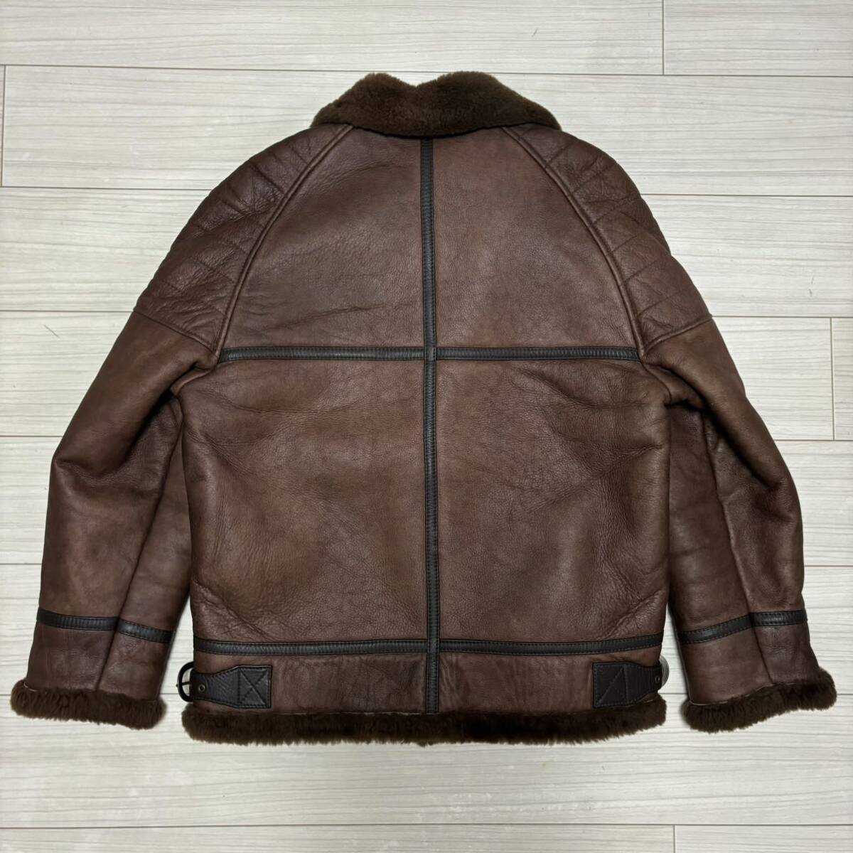 美品 WEST COAST 羊革 リアルムートン レザー ライダース 美品 WEST COAST 羊革 リアルムートン レザー ライダース
