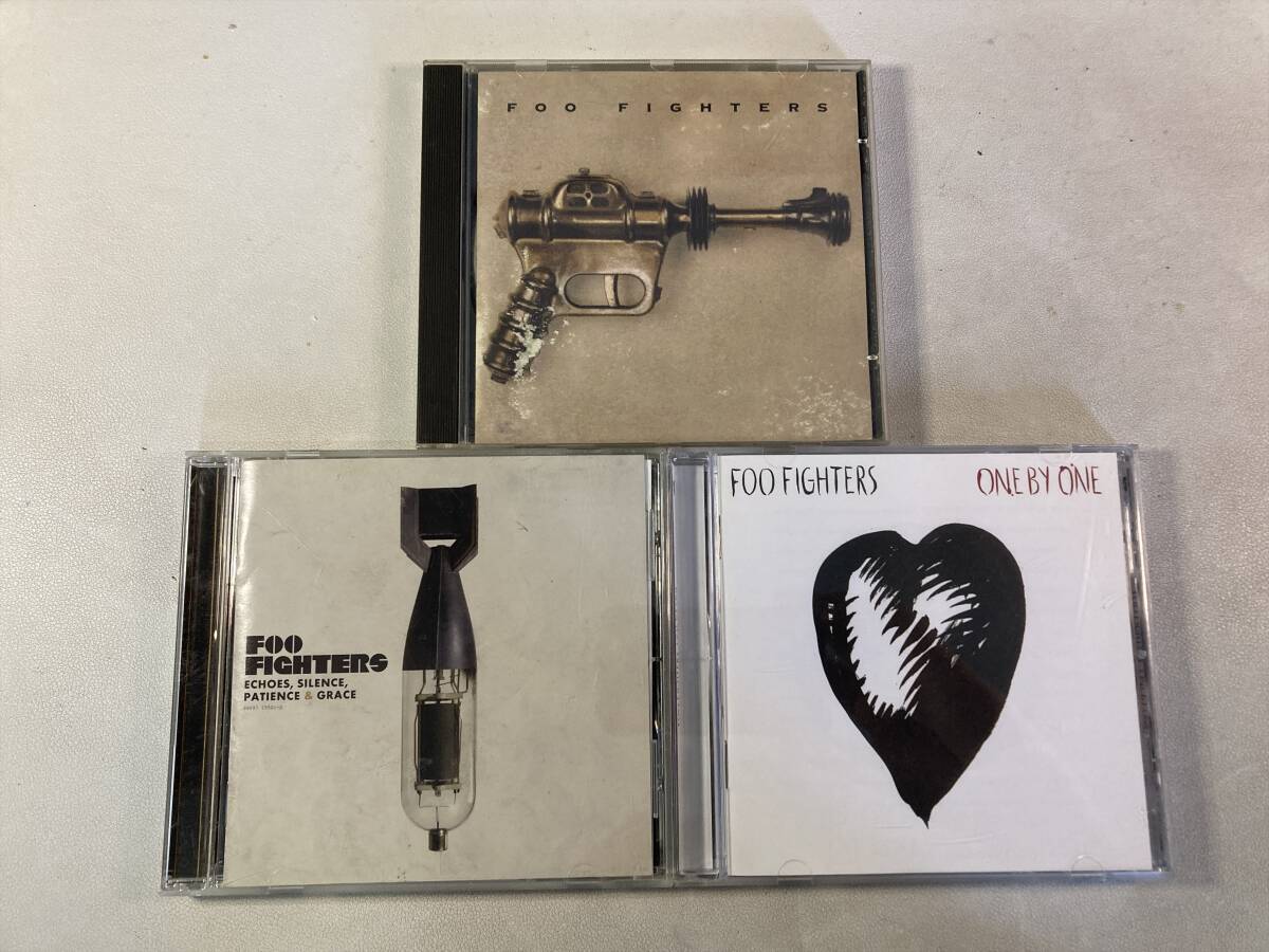 【W9448】フー・ファイターズ CD アルバム 3枚セット Foo Fighters One By One Echoes Silence