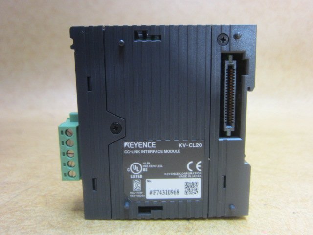 美品 KEYENCE キーエンス マスタ・ローカルユニット KV-CL20 KV 美品 KEYENCE キーエンス マスタ・ローカルユニット KV-CL20 KV