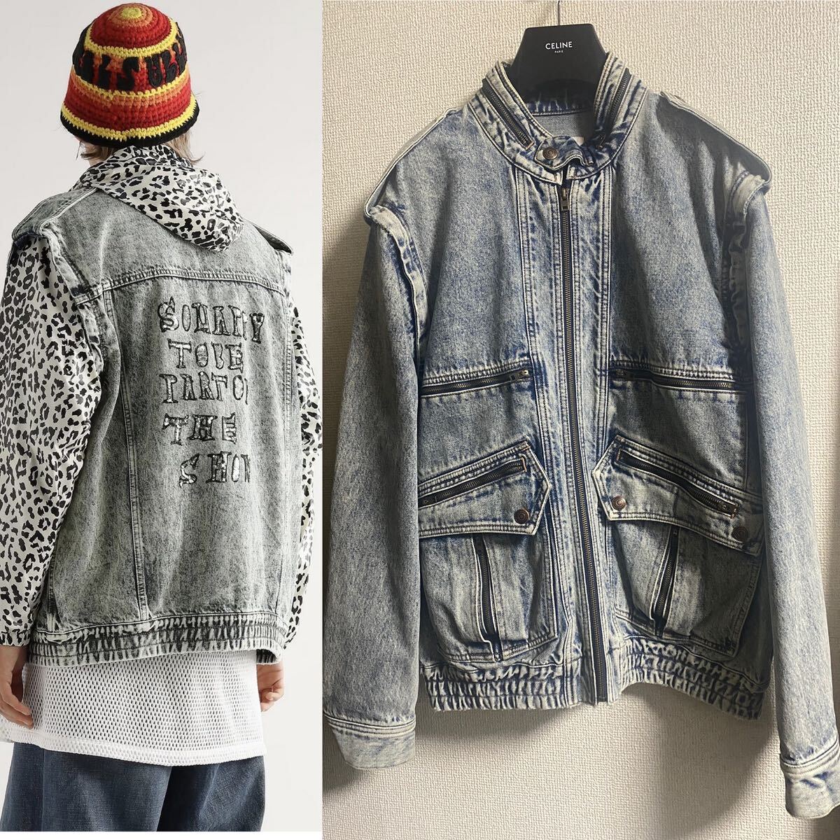 22ss celine デニムジャケット mr porter 限定品 セリーヌ 22ss celine デニムジャケット mr porter 限定品 セリーヌ
