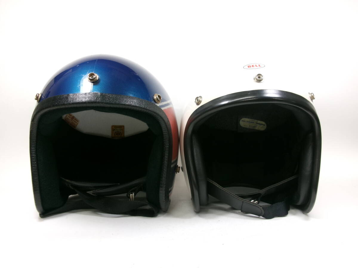 【公式ショップ】 Bibian 比比昂- 70s KAWASAKI ジェットヘルメット目深加工済みL オートバイ