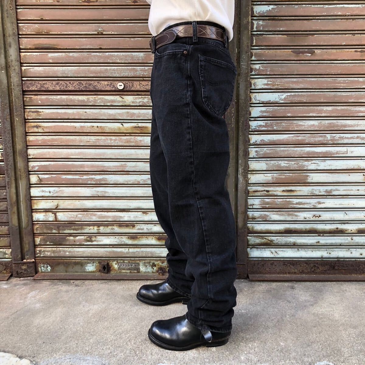 00s Lee リー 205 ジーパン ストレート ブラックデニム ジーンズ 00s Lee リー 205 ジーパン ストレート ブラックデニム ジーンズ
