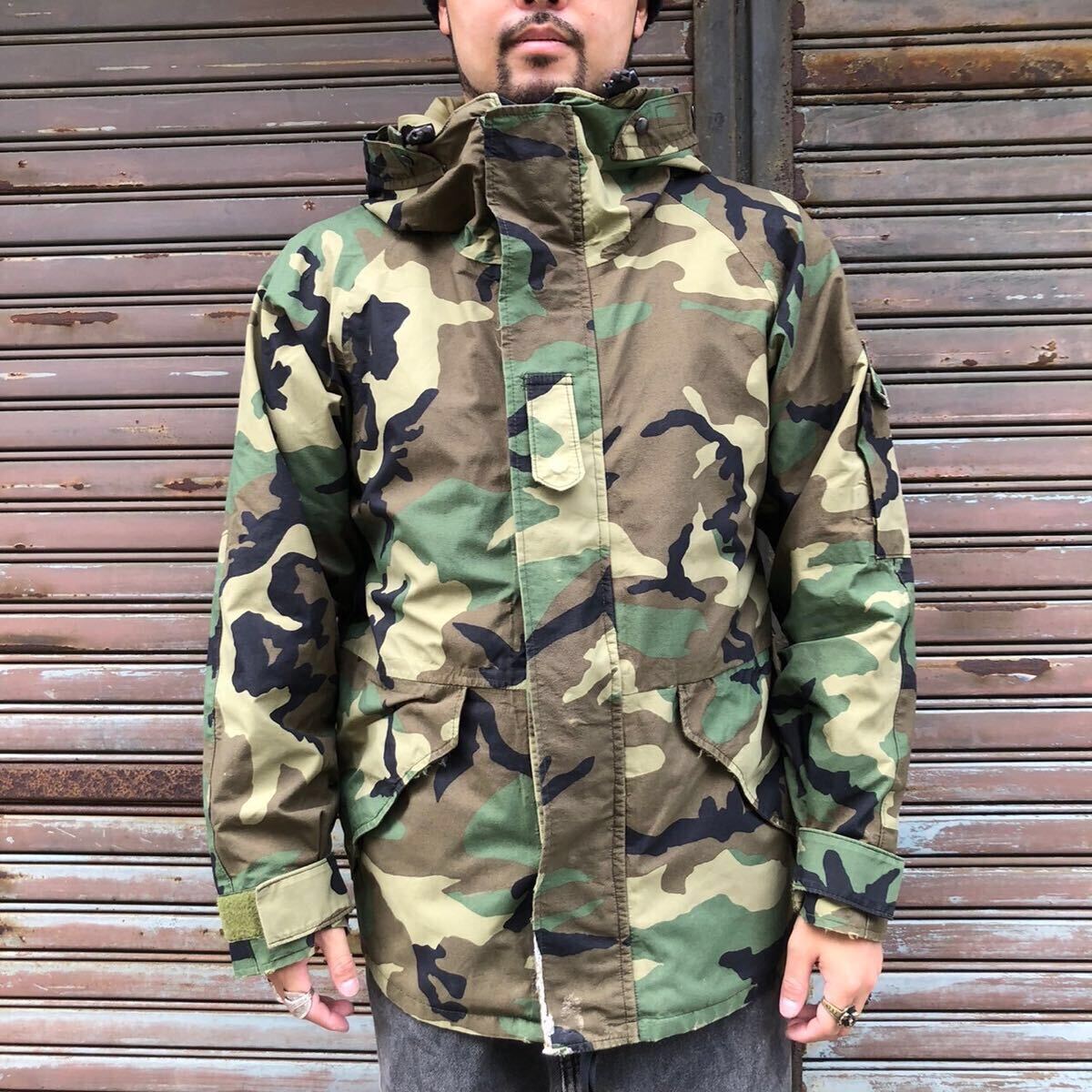90s 米軍実物 ECWCS GEN1 ゴアテックス パーカー Medium Regular 後期型 ミリタリー US ARMY アーミー  エクワックス ヴィンテージ 80s 迷彩 | 古着屋Gold