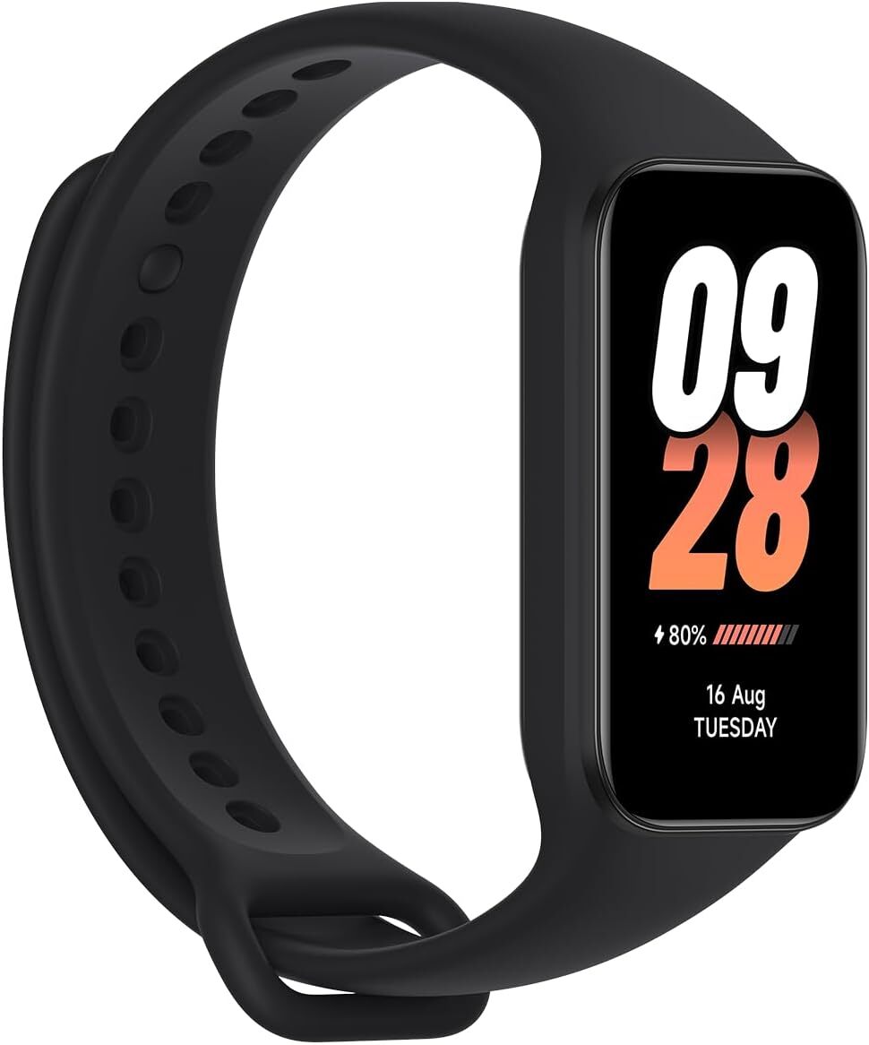 【即決/送料無料】Xiaomi Smart Band 8 Active ブラック スマートウオッチ iPhone&Android対応 心拍計 血中酸素 睡眠モニタ ランニングー