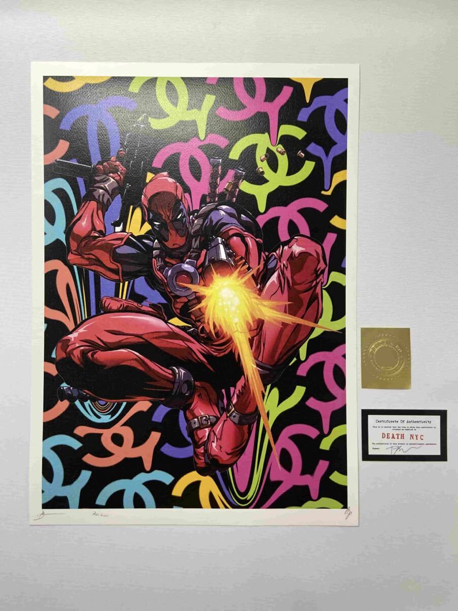 DEATH NYC 世界限定100枚 アートポスター 不思議の国のアリス DEATH NYC 世界限定100枚 アートポスター 不思議の国のアリス