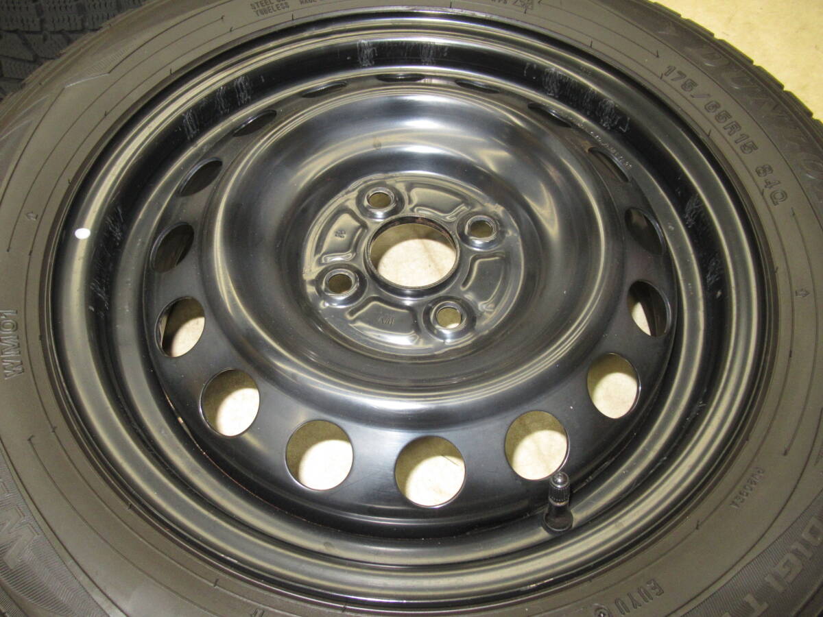  Toyota NHP10 aqua предыдущий период чистая сталь 5J-15 off+39 pcd100/4H 175/65R15 зимний имеется 4шт.@ Corolla Fielder, Porte, Vitz др.!