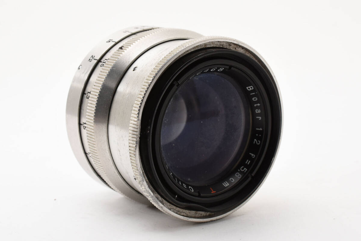 希少＊カールツァイス Carl Zeiss Jena Biotar 5.8cm F2 T Exakta エキザクタ マウント