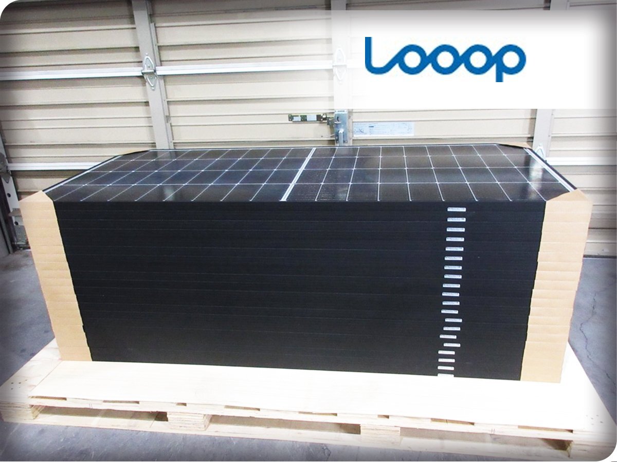  unused goods /Looop/ single crystal /270W/ half cut 72 cell module / sun light panel / solar module /20 sheets /LP-270MCV-72MH-002/27 ten thousand /khhw1448k