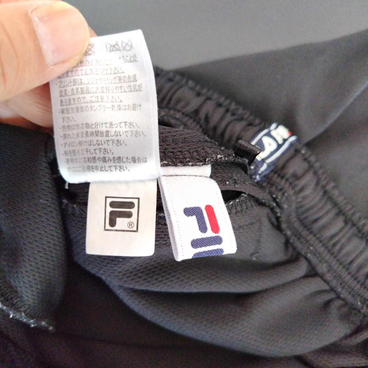 FILA женский M размер джерси спорт одежда черный 202410/24