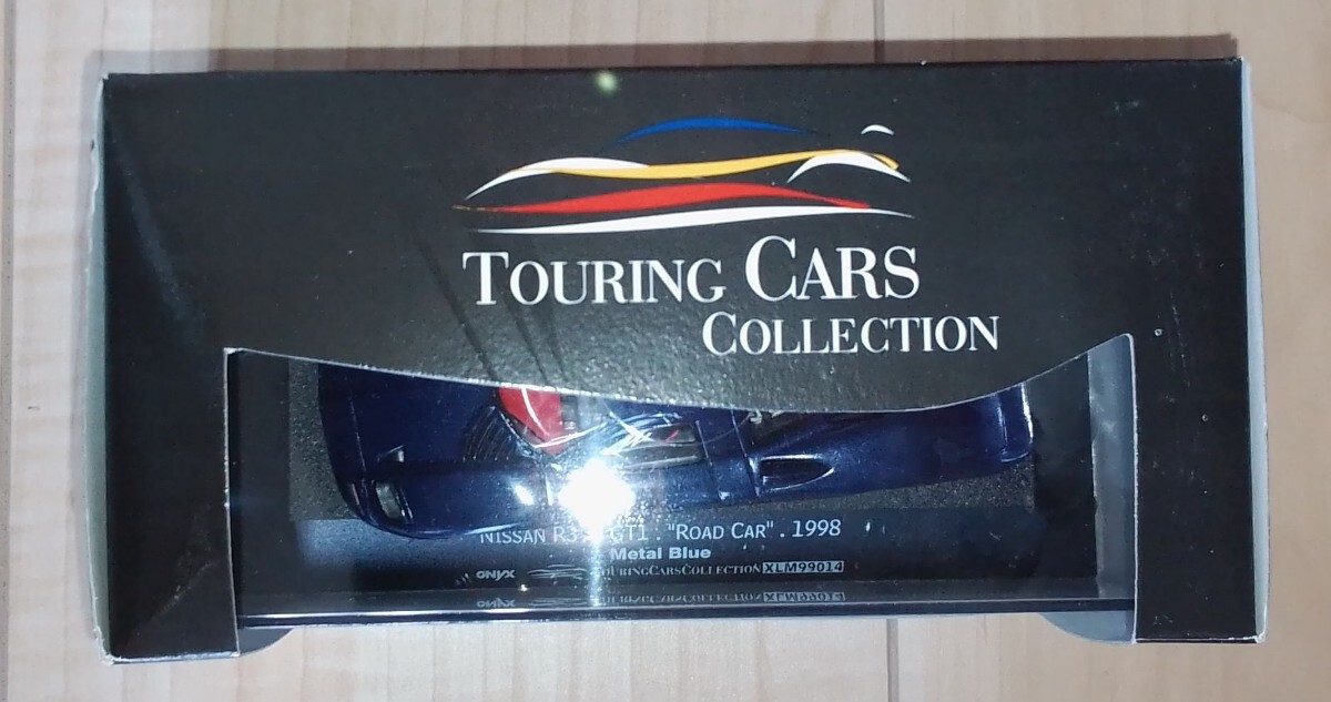 R390　 ミニカー　日産　ニッサン　NISSAN　スボーツカー　ブルー　1/43_画像2