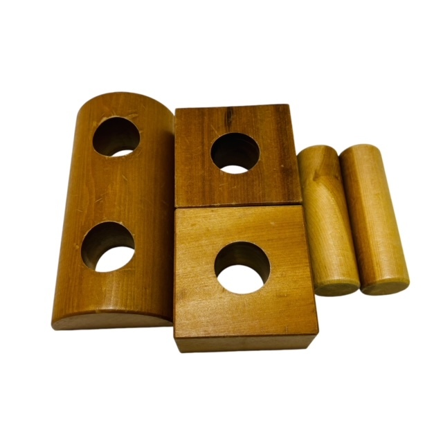 希少】寺内定夫のおもちゃ 寺内定夫 汽車つみき 木製 積み木