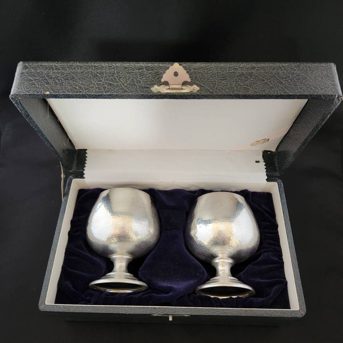 三越 純銀製 シルバー タンブラー SILVER 950 鍍金 2客セット ペア シルバー 950 合計182g