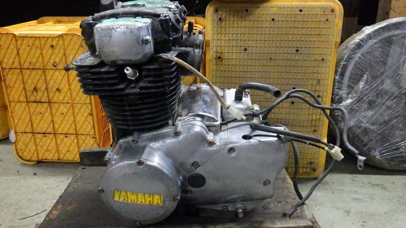 RGA-380A XS250 エンジン ボアアップ？ GX400？ シリンダー 圧縮測(cè)定済み 西濃営業(yè)所止著払い 4A8-472 検索 ヤマハ XS400 GX 250 400