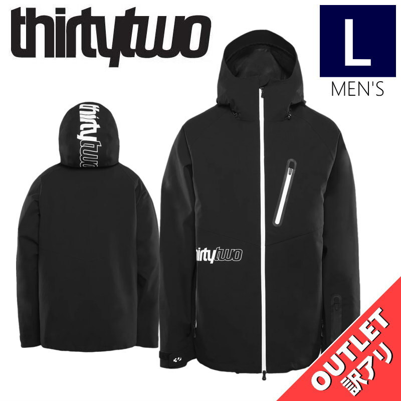 アウトレット】23-24 THIRTYTWO GRASSER JKT カラー:BLACK L アウトレット】23-24 THIRTYTWO GRASSER JKT カラー:BLACK L