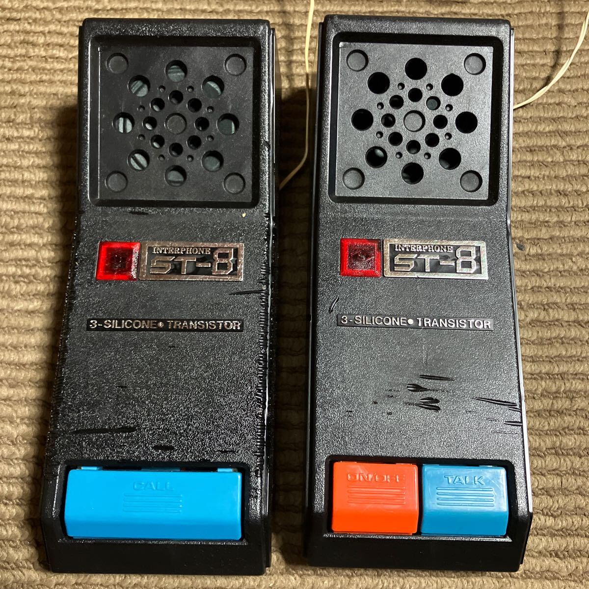 昭和レトロおもちゃ ジャンク ST-8 糸電話 トランシーバー