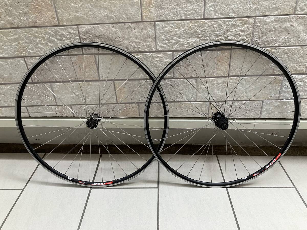 完成車外し 中古品 ロードバイク シマノ10S用700C 前後QR ホイールセット 補修用 shimano