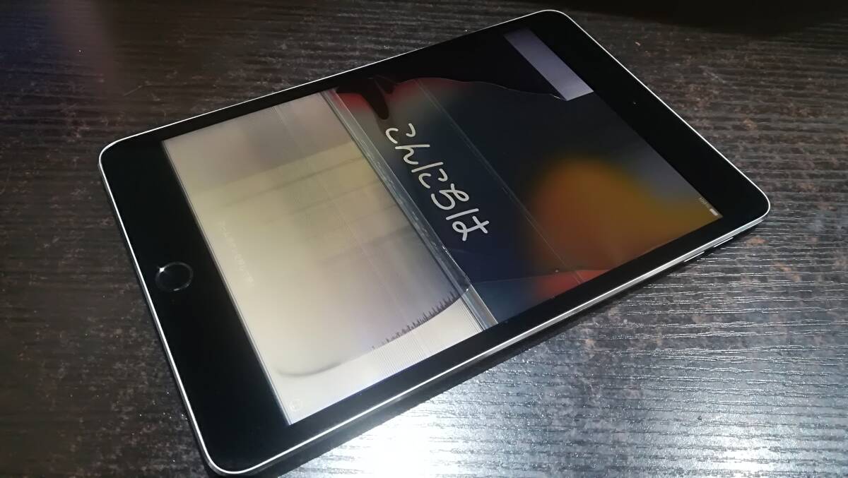 Apple iPad mini 4 第4世代 Wi-Fi 32GB A1538/スペースグレイ/難あり/ジャンク扱い
