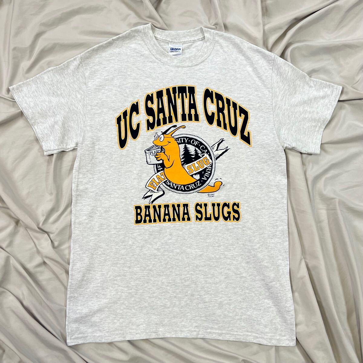 パルプフィクション UC SANTA CRUZ BANANA SLUG Tシャツ バナナスラッグ 映画 Pulp Fiction コピーライト ヴィンテージ ビンテージ 00s