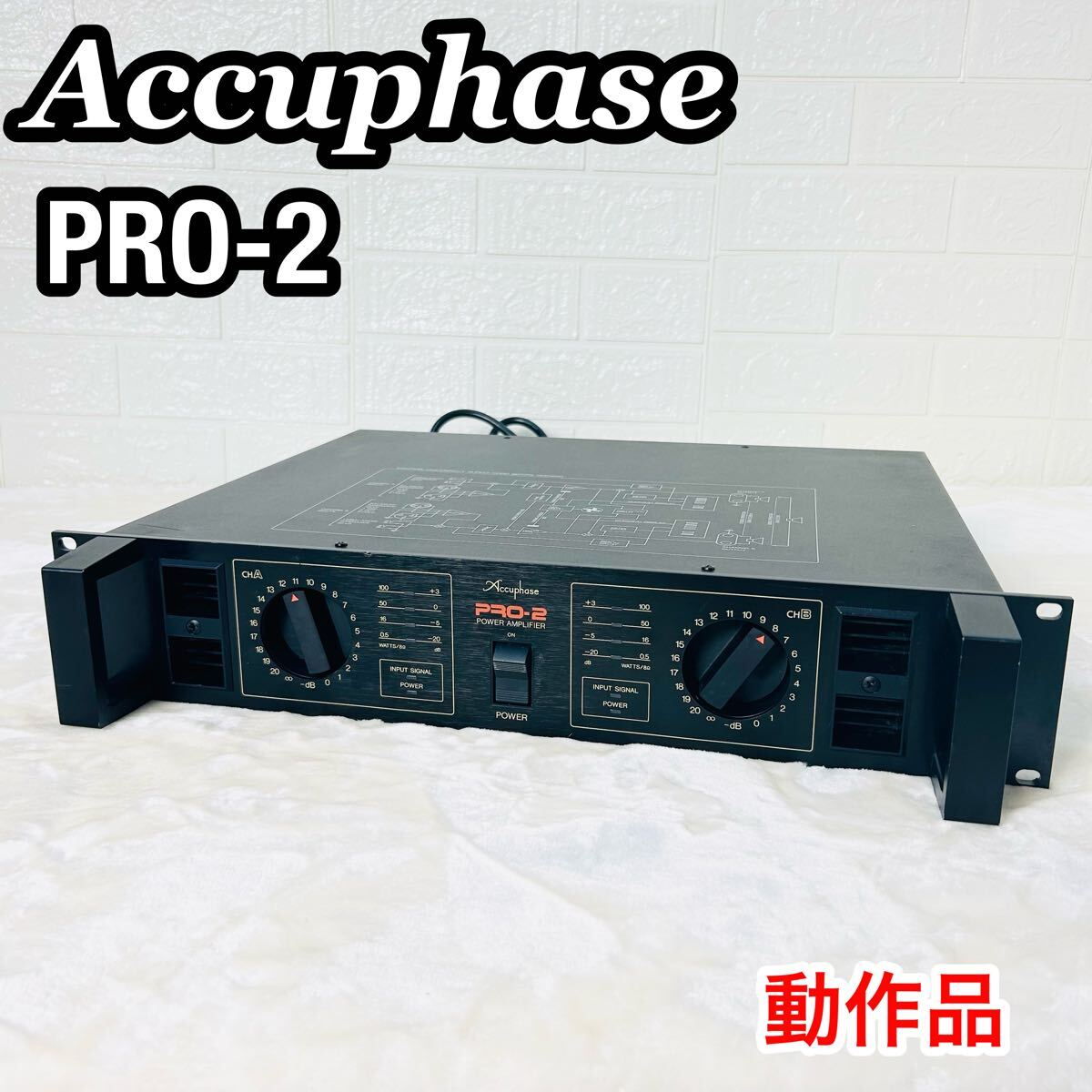 Accuphase PRO-2 パワーアンプ デュアル チャンネル Accuphase PRO-2 パワーアンプ デュアル チャンネル