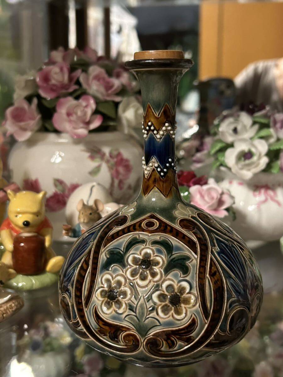 ロイヤルドルトン 花瓶 美術品 オブジェ 高さ約16.5cm 直径約 ロイヤルドルトン 花瓶 美術品 オブジェ 高さ約16.5cm 直径約