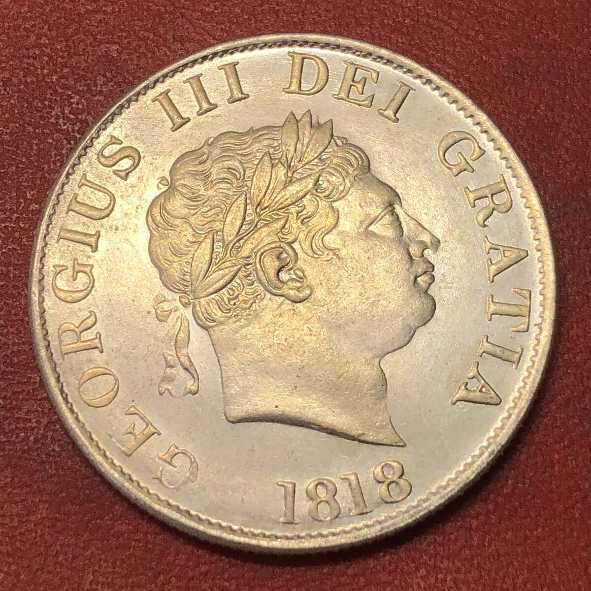 ジョージ3世 1818年 銀貨 鑑定済 Yahoo!オークション - 1818年 イギリス古銭 ジョージ3世 大型
