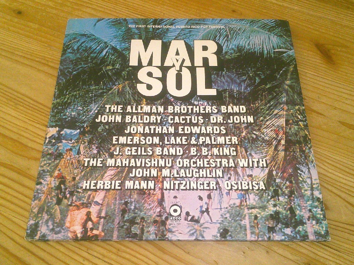 * быстрое решение!LP:MAR Y SOL : J. Geils Band The Mahavishnu Orchestra Dr. John B.B. King ALLMAN BROTHERS BAND др. :2 листов комплект :US запись 