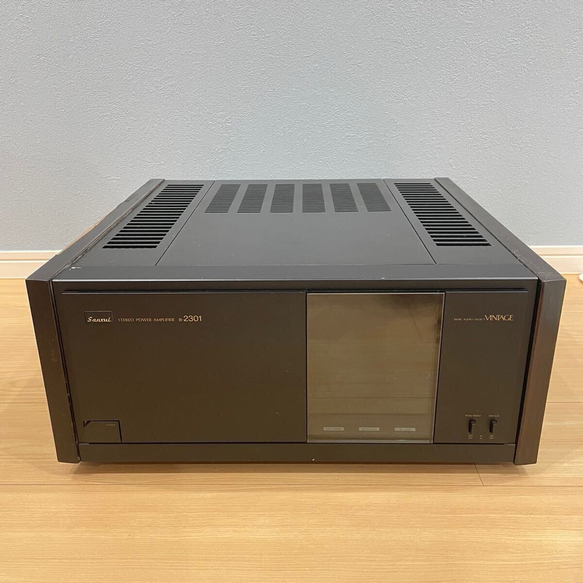 サンスイ パワーアンプ SANSUI B-2301 Vintage Yahoo!オークション - SANSUI B-2301 VINTAGE パワーアンプ