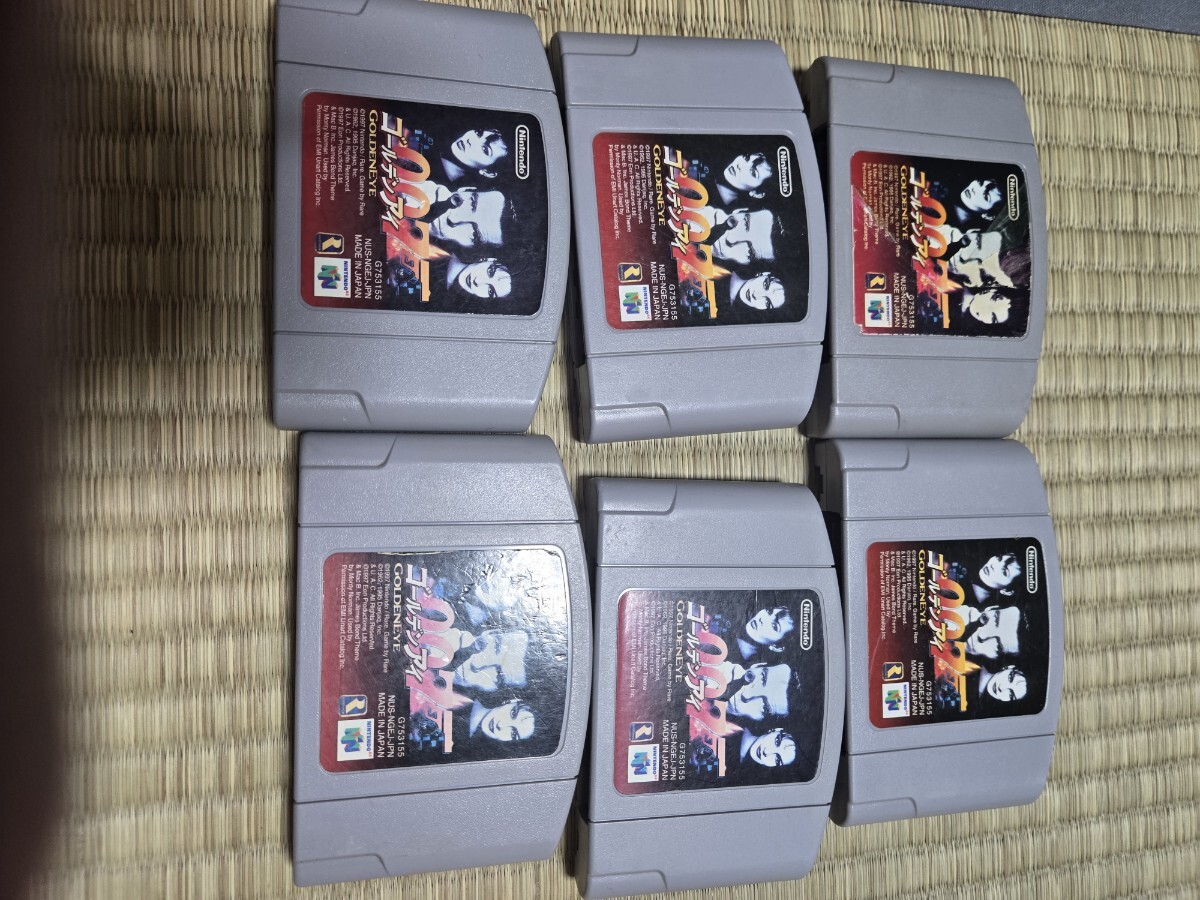◇ニンテンドー64 ゴールデンアイ007　6本セット　中古 ソフト ロクヨン NINTENDO64 任天堂 日本製 カセット ロム