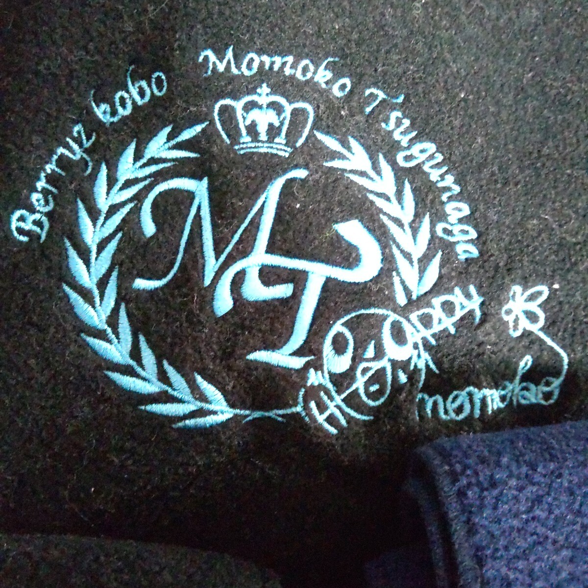 2410 嗣永桃子 ベリーズ工房 Berryz イラストサイン刺繍入りマフラー ３枚 ハロプロ_画像4